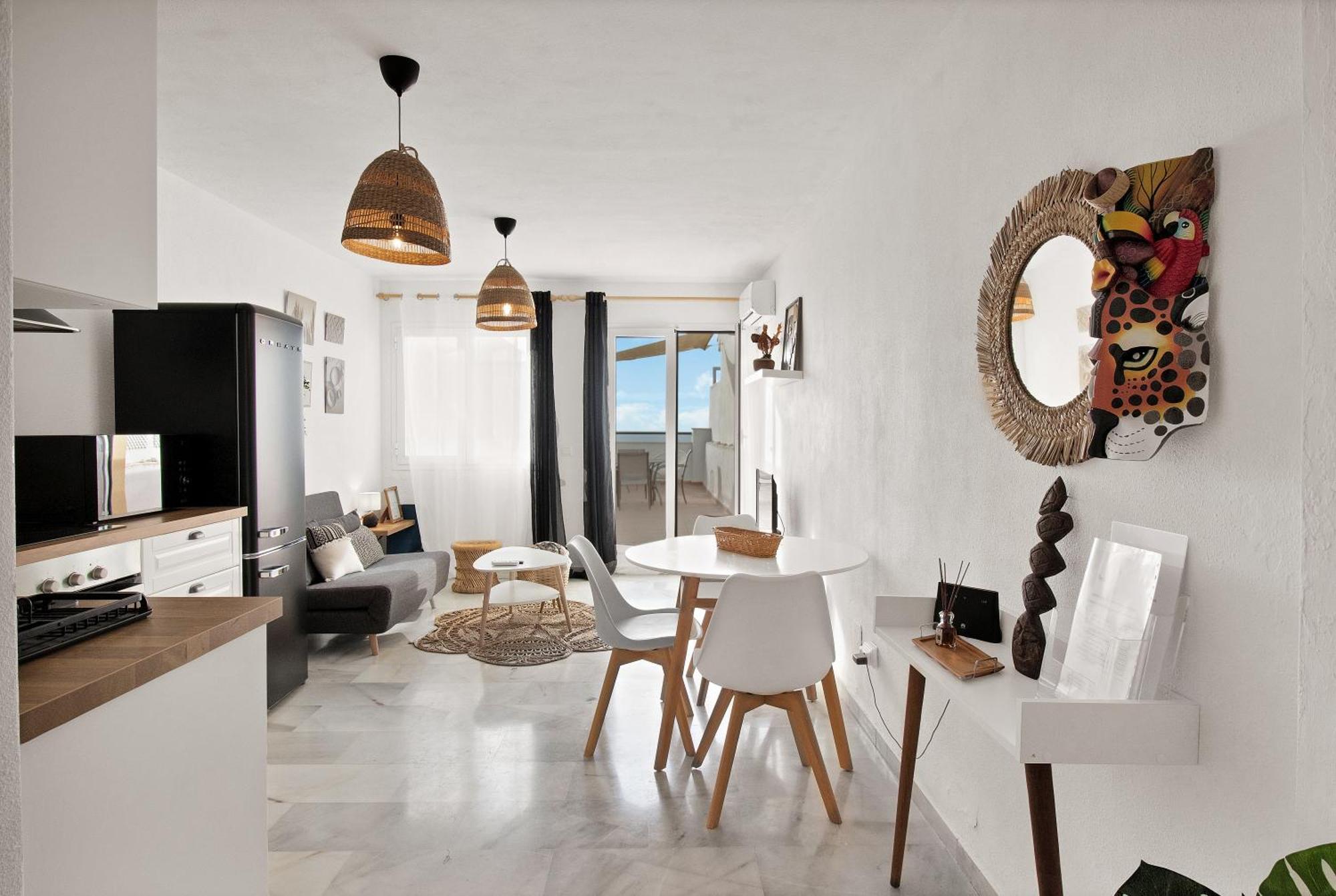 Apartmán Duplex Estilo Boho Con Increible Terraza Y Vistas Al Mar En Estepona - Las Abejeras 609 Exteriér fotografie
