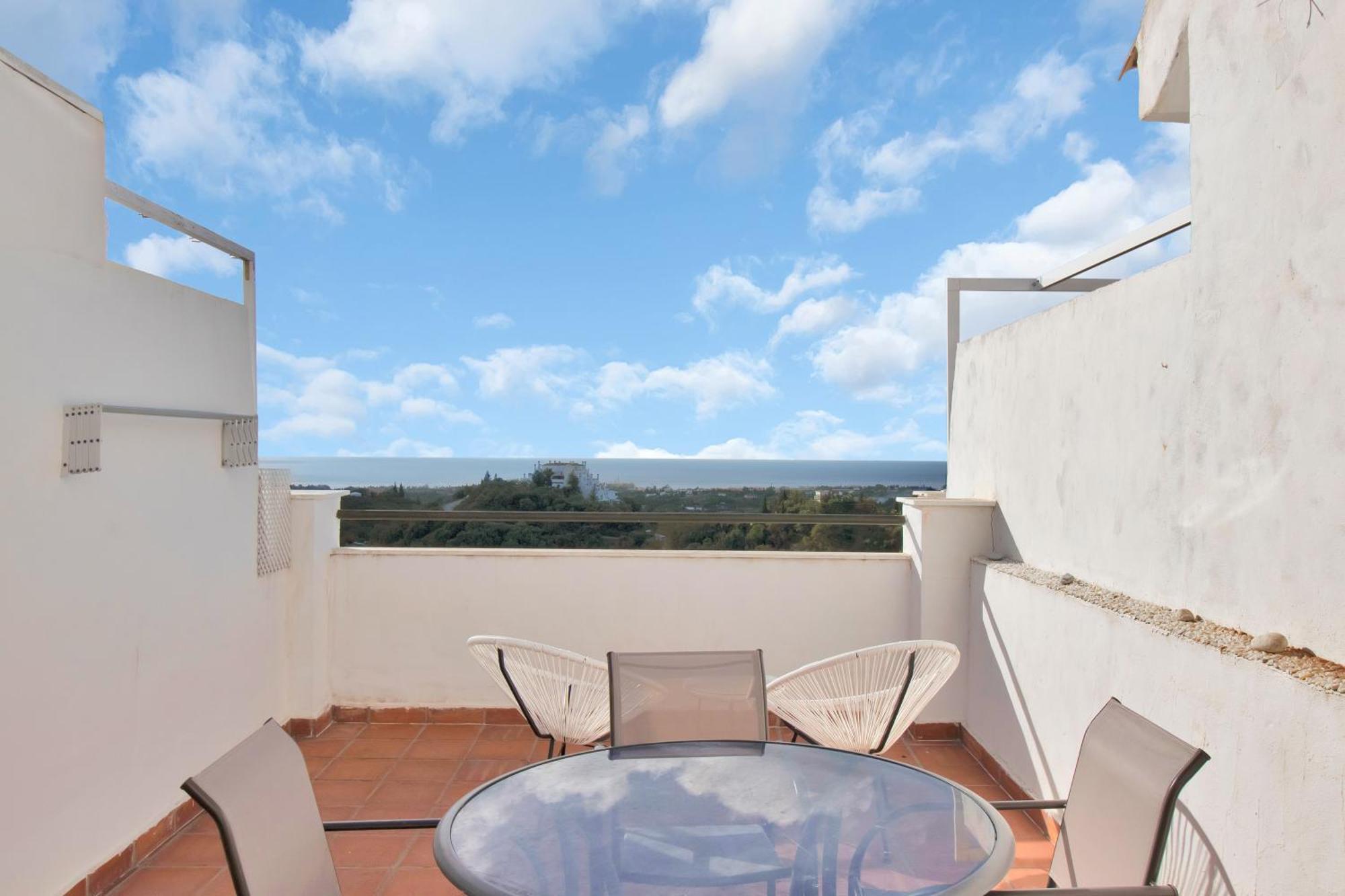Apartmán Duplex Estilo Boho Con Increible Terraza Y Vistas Al Mar En Estepona - Las Abejeras 609 Exteriér fotografie